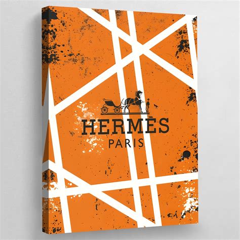 hermes canvas wall art.